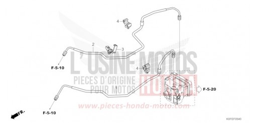 TUYAU DE FREIN Z125MAN de 2022